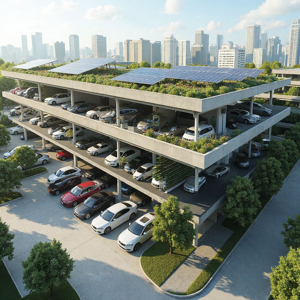 Sustainable parking facility